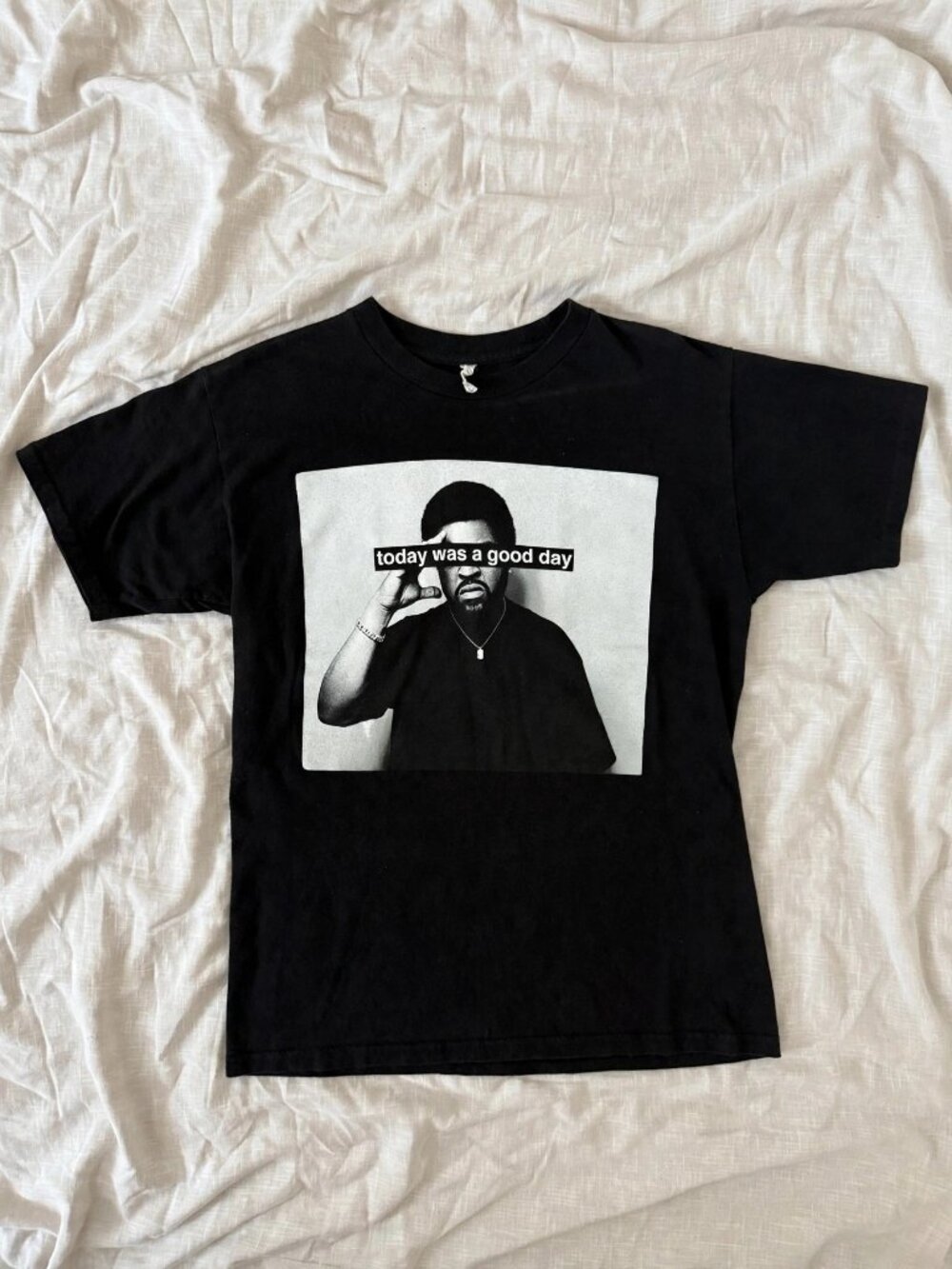 Ice Cube Black Today Was A Good Day Graphic Tee Shirt Size M 90s Style Retro